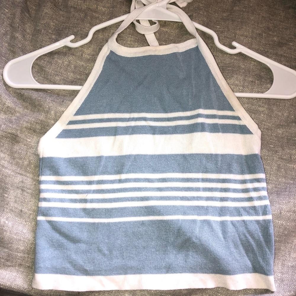 Brandy Melville striped halter top!